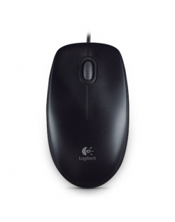 Logitech Mouse B100 Wired, Black