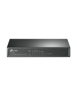 TP-LINK Switch TL-SF1008P Unmanaged, Desktop, 10/100 Mbps (RJ-45) ports quantity 8, PoE ports quantity 4, Power supply type Exte