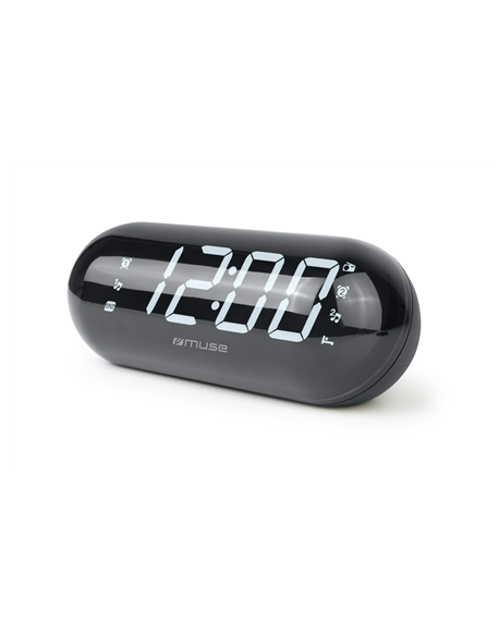 Muse Clock Radio With Jumbo Display M-19 GL FM radio