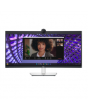 Dell Monitor P3424WEB 34 " IPS 21:9 5 ms 300 cd/m² 60 Hz HDMI ports quantity 1