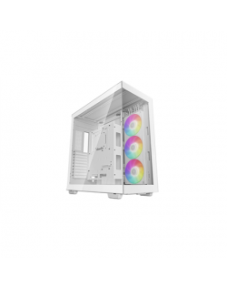 Deepcool Full Tower Gaming Case CH780 WH Side window White ATX+ Power supply included No