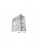 Deepcool Full Tower Gaming Case CH780 WH Side window White ATX+ Power supply included No