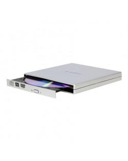 Gembird External USB DVD Drive DVD-USB-02-SV Interface USB 2.0 DVD±RW (±R DL) / DVD-RAM CD read speed 24 x CD write speed 24 x S