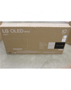 SALE OUT. LG OLED48C31LA 48" (121 cm) Smart TV WebOS 23 4K UHD OLED DAMAGED PACKAGING