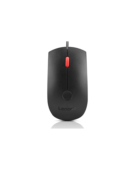 Lenovo Biometric Mouse Gen 2 Optical mouse Black Wired