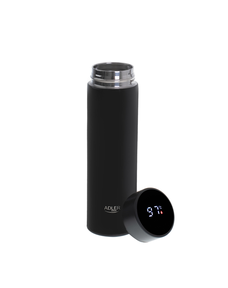Adler Thermal Flask AD 4506bk Material Stainless steel/Silicone Black