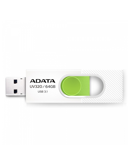 ADATA UV320 64 GB USB 3.1 White/Green