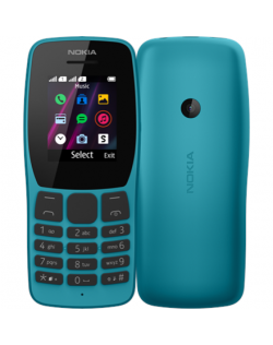 Nokia 110 TA-1192 Blue, 1.77 ", TFT, 120 x 160 pixels, 4 MB, 4 MB, Dual SIM, Mini-SIM, USB version microUSB