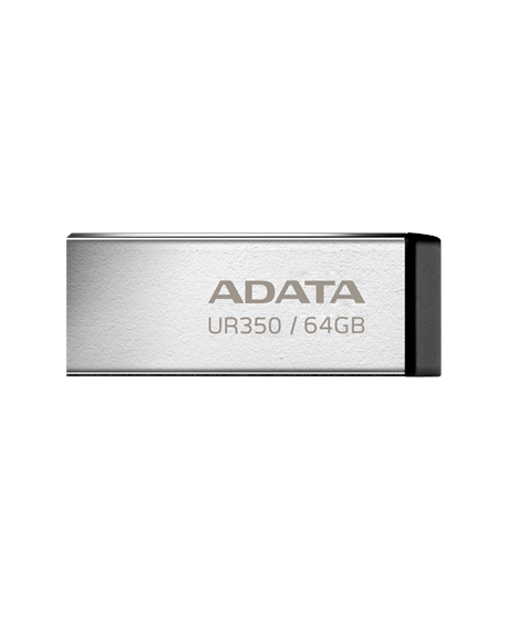 ADATA USB Flash Drive UR350 64 GB USB 3.2 Gen1 Black