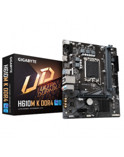 H610M K DDR4 1.0 M/B | Gigabyte | Processor family Intel | Processor socket LGA1700 | DDR4 DIMM | Memory slots 2 | Supported har
