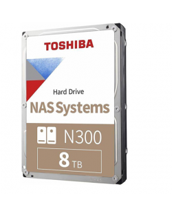 Toshiba | Hard Drive | N300 NAS | 7200 RPM | 8000 GB | 256 MB