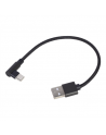Gembird | Angled USB Type-C charging and data cable | CC-USB2-AMCML-0.2M | Black