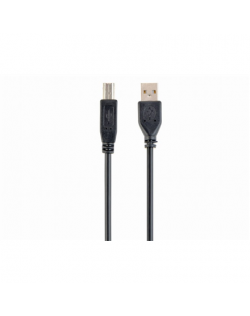 Gembird | Cable | USB2 AM-BM | Lightning to USB | Gold plated contacts, moulded cable | Black