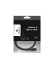 Gembird | Cable | USB2 AM-BM | Lightning to USB | Gold plated contacts, moulded cable | Black