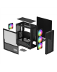 Deepcool | MID TOWER CASE | CH560 Digital | Side window | Black | Mid-Tower | Power supply included No | ATX PS2