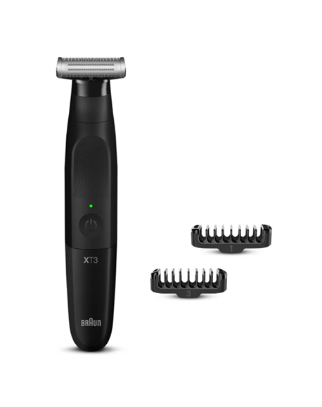 Braun | Beard Trimmer and Shaver | XT3100 | Cordless | Number of length steps 3 | Black