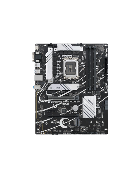 Asus | PRIME B760-PLUS D4 | Processor family Intel | Processor socket LGA1700 | DDR4 | Supported hard disk drive interfaces M.2,