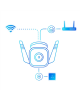 TP-LINK | Outdoor Security Wi-Fi Camera | TC65 | Bullet | 3 MP | 3.89 mm/F2.2 | H.264 | Micro SD, Max. 128GB
