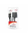 Cablexpert DisplayPort to HDMI adapter cable, Black