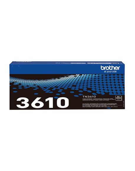 Brother TN-3610 Genuine Toner Cartridge, Black