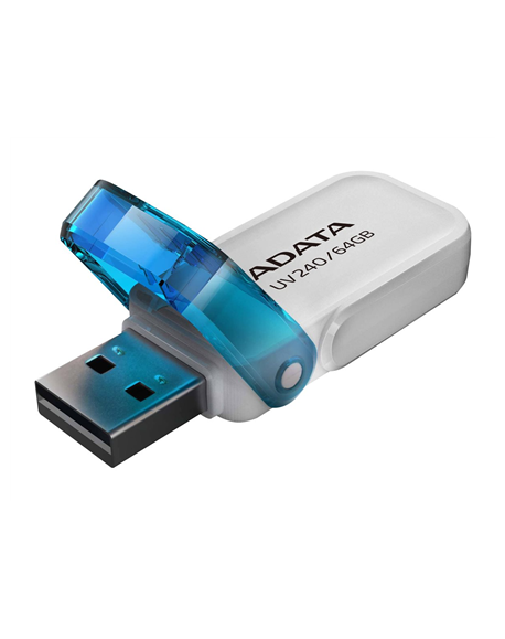 ADATA | USB Flash Drive | UV240 | 64 GB | USB 2.0 | White