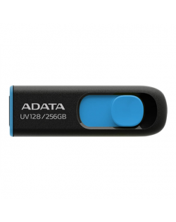 ADATA | USB Flash Drive | UV128 | 256 GB | USB 3.2 Gen1 | Black/Blue