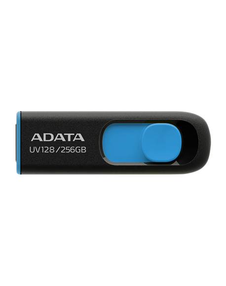 ADATA | USB Flash Drive | UV128 | 256 GB | USB 3.2 Gen1 | Black/Blue