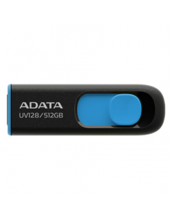 ADATA | USB Flash Drive | UV128 | 512 GB | USB 3.2 Gen1 | Black/Blue