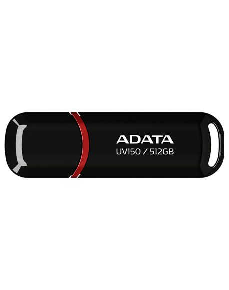 ADATA | USB Flash Drive | UV150 | 512 GB | USB 3.2 Gen1 | Black