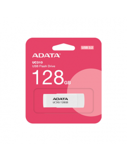 ADATA | USB Flash Drive | UC310 | 128 GB | USB 3.2 Gen1 | White
