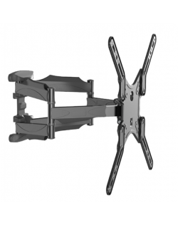 Gembird | Wall mount | WM-60ST-01 | Tilt, swivel, rotate | 32-60 " | Maximum weight (capacity) 36.4 kg | Black