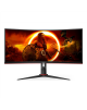 AOC | CU34G2XP/BK | 34 " | VA | 3440 x 1440 pixels | 21:9 | 1 ms | Black | HDMI ports quantity 2 | 180 Hz