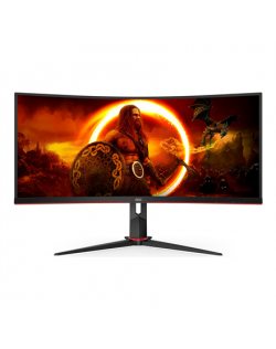 AOC | CU34G2XP/BK | 34 " | VA | 3440 x 1440 pixels | 21:9 | 1 ms | Black | HDMI ports quantity 2 | 180 Hz