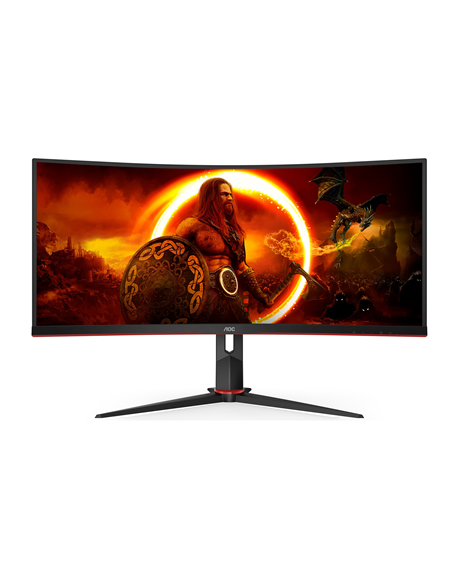 AOC | CU34G2XP/BK | 34 " | VA | 3440 x 1440 pixels | 21:9 | 1 ms | Black | HDMI ports quantity 2 | 180 Hz