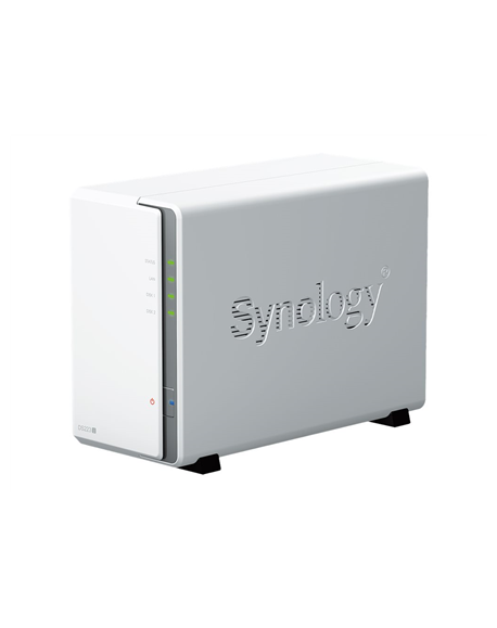 Synology | Tower NAS | DS223j | up to 2 HDD/SSD | Realtek | RTD1619B | Processor frequency 1.7 GHz | 1 GB | DDR4