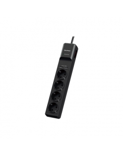 CyberPower | P0420SUD0-DE Surge Protectors | Black