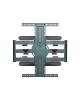 Gembird | Wall mount | WM-80STR-01 | Tilt, swivel, rotate | 40-80 " | Maximum weight (capacity) 50 kg | Black