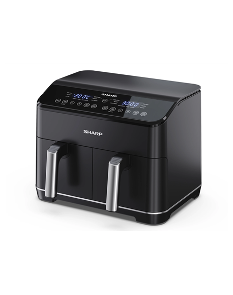 Sharp | Air Fryer | AF-GD82AE-B | Power 1800 W | Capacity 8 L | Black