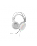 Genesis | On-Ear Gaming Headset | Neon 613 | Built-in microphone | 3.5 mm, USB Type-A | White