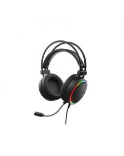 Genesis | On-Ear Gaming Headset | Neon 613 | Built-in microphone | 3.5 mm, USB Type-A | Black