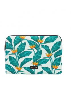 Casyx | Fits up to size 13 ”/14 " | Casyx for MacBook | SLVS-000008 | Sleeve | Birds of Paradise | Waterproof