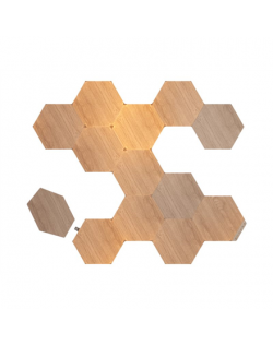 Nanoleaf Elements Wood Look Hexagons Starter Kit (13 panels) Nanoleaf | Elements Wood Look Hexagons Starter Kit (13 panels) | W 