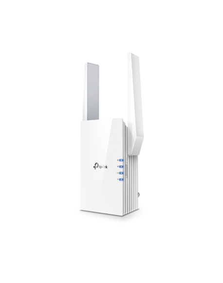 TP-LINK Extender RE505X 802.11ax, 2.4GHz/5GHz, 300+1200 Mbit/s, 10/100/1000 Mbit/s, Ethernet LAN (RJ-45) ports 1, Antenna type 2