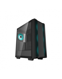 Deepcool Case CC560 V2 Black Mid-Tower Power supply included No