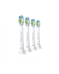 Philips Toothbrush replacement HX6064/10 Heads, For adults, Number of brush heads included 4, White