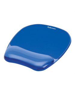 Fellowes | Mouse pad with wrist pillow | 230 x 202 x 32 mm | Blue