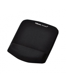 Fellowes | Mouse pad with wrist support PlushTouch | 238 x 184 x 25.4 mm | Black