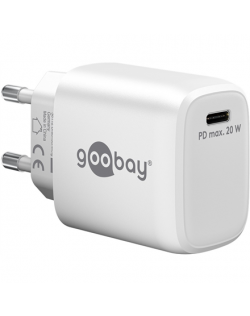 65406 Goobay USB-C PD GaN Fast Charger (20 W)
