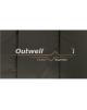 Outwell Contour Sleeping Bag, Left zipper, Supreme Coffee