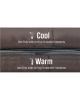 Outwell Contour Sleeping Bag, Left zipper, Supreme Coffee